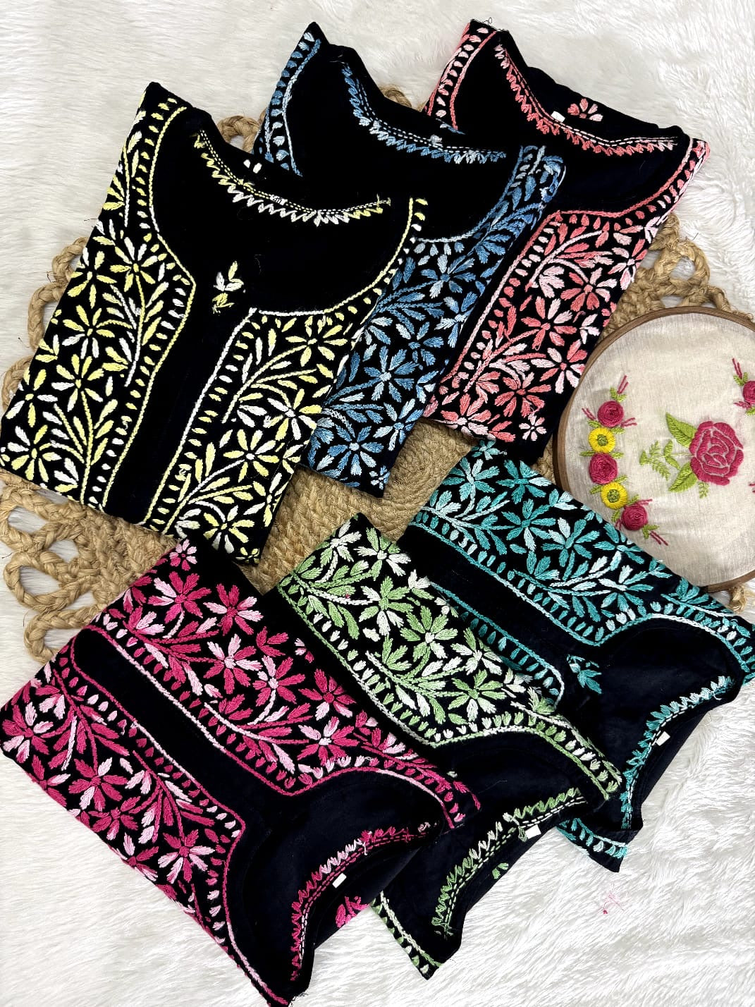 Dual Threaded Shades Rayon Kurta with Plazzo