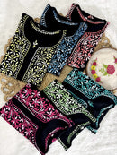 Dual Threaded Shades Rayon Kurta with Plazzo