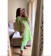 Dobby Cotton White embroidered chikankari Set