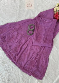 2 Layer Gharara Combo Mul Mul - Chikankari official