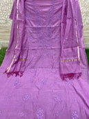 Pure Mul chanderi suit