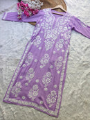 Modal Premium chikankari Big Buta Kurta
