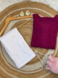 3D work Light weight Butter soft Fancy Muslin kurta & Pant