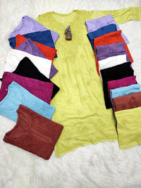 3d Worked Chikankari Co-ord set