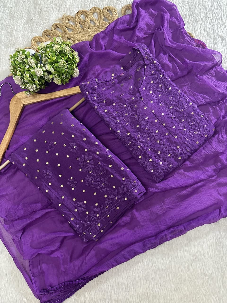 Chanderi Bindi 3pc Soft Sparkle