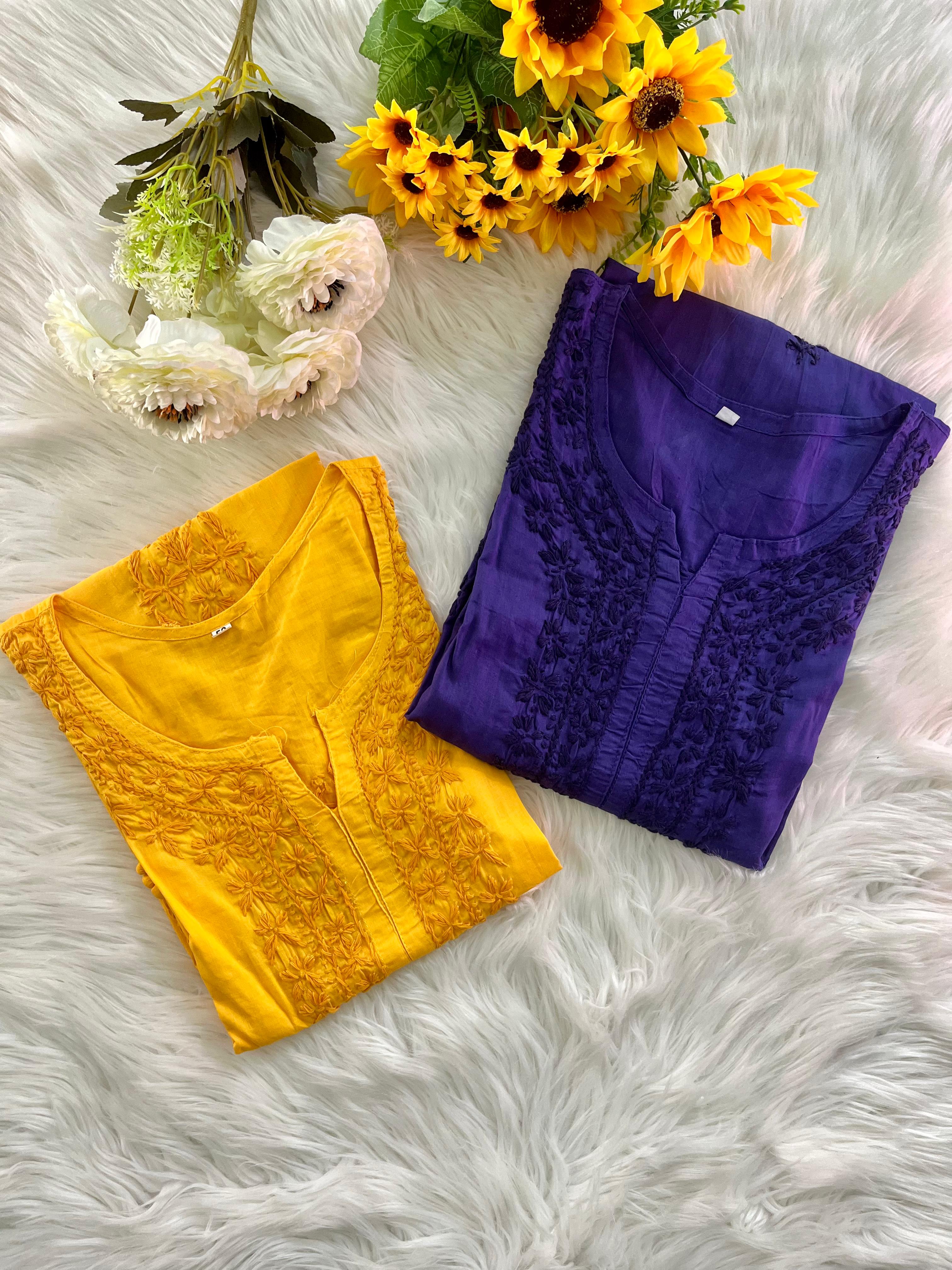 Grace Buy1Get1 Plus sizes Cotton kurtis