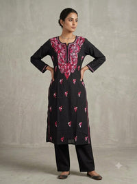 Pure Cotton Chikankari Worked Kurta