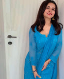 3 Layer Muqaish Resham Gharara Visose - Chikankari official