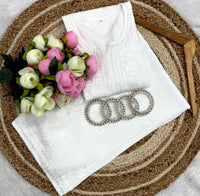 Chikankari Gala Buti Side bell handwork Combo