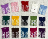 Rayon self white Embroidered