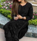 Muqaish Gala Jaal Viscose Kurti Set