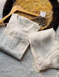 Resham Viscose Jall Kurta with Plazzo