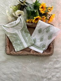 Bakhiya 2pc grace mul Cotton Threaded