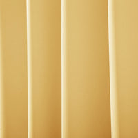 2 Pcs Maroon-Gold Blackout Gold Faux Silk Room Darkening Door Curtains, 7 Ft