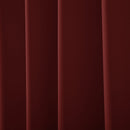 2 Pcs Maroon-Beige Blackout Gold Faux Silk Room Darkening Door Curtains, 7 Ft