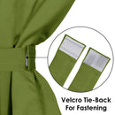 2 Pcs Green Blackout Faux Silk Room Darkening Window/Door/Semi Long Door/Long Door Curtains