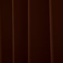 2 Pcs Brown-Gold Blackout Gold Faux Silk Room Darkening Door Curtains, 7 Ft