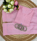 3d Chikankari pure chanderi Set - Chikankari official
