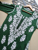 3D heavy Work Modal pure Cotton kurta - Chikankari official