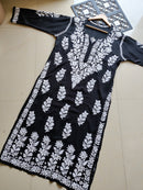3D heavy Work Modal pure Cotton kurta - Chikankari official