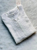 3D luxe viscose Kurti - Chikankari official