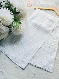 3D luxe viscose Kurti - Chikankari official