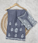 3D Modal CottonSatin Set - Chikankari official