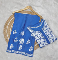 3D Modal CottonSatin Set - Chikankari official
