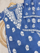 3D Modal CottonSatin Set - Chikankari official