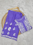 3D Modal CottonSatin Set - Chikankari official