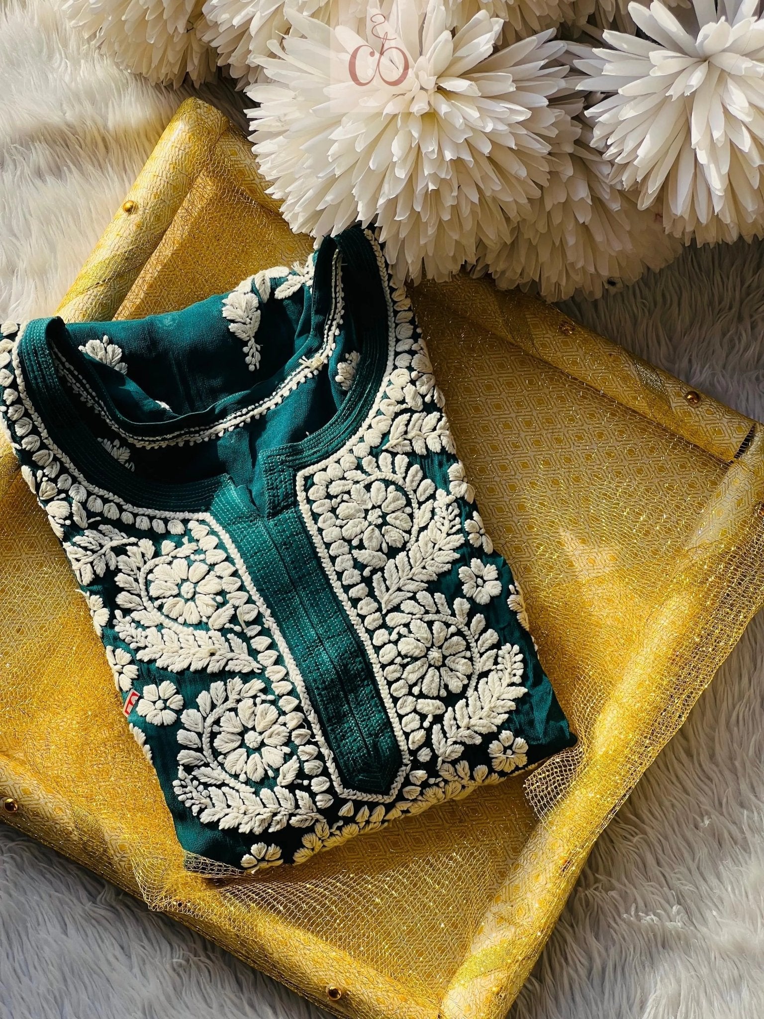 3d Viscose Kurti In Premium Edition - Chikankari official
