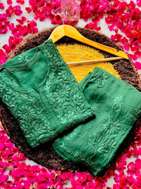 3D Viscose Plazzo Kurti combo - Chikankari official