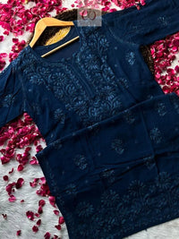 3D Viscose Plazzo Kurti combo - Chikankari official