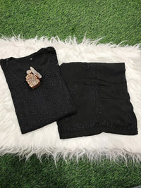 3d Worked Chikankari Co - ord set - Chikankari official