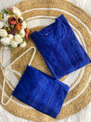 3D Worked mul Mul Chikankari Combo - Chikankari official