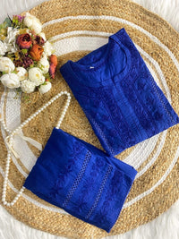 3D Worked mul Mul Chikankari Combo - Chikankari official