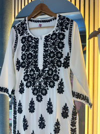 Heavy Rayon Black & White set