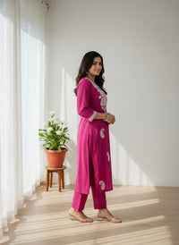 Khadi Cotton Kurta Set