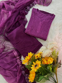 Rangrez 3pc Ombre Soft Crafted Designer Set