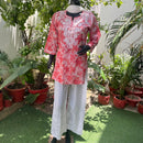 Latest Mul Print Short Kurti