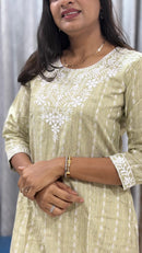 Khadi cotton Comfy Long Kurta