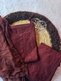 Sleveeless Noodle Strap Rayon 3pc Set