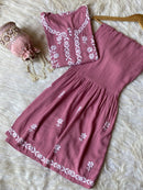 Rayon Soft Chikankari Gharara Set