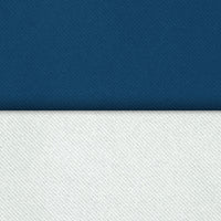 2 Pcs Blue-Silver Blackout Gold Faux Silk Room Darkening Door Curtains, 7 Ft