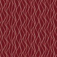 2 Pcs Blackout Foil Maroon & Golden Curvy line Dots Window/Door/Long Door Curtains