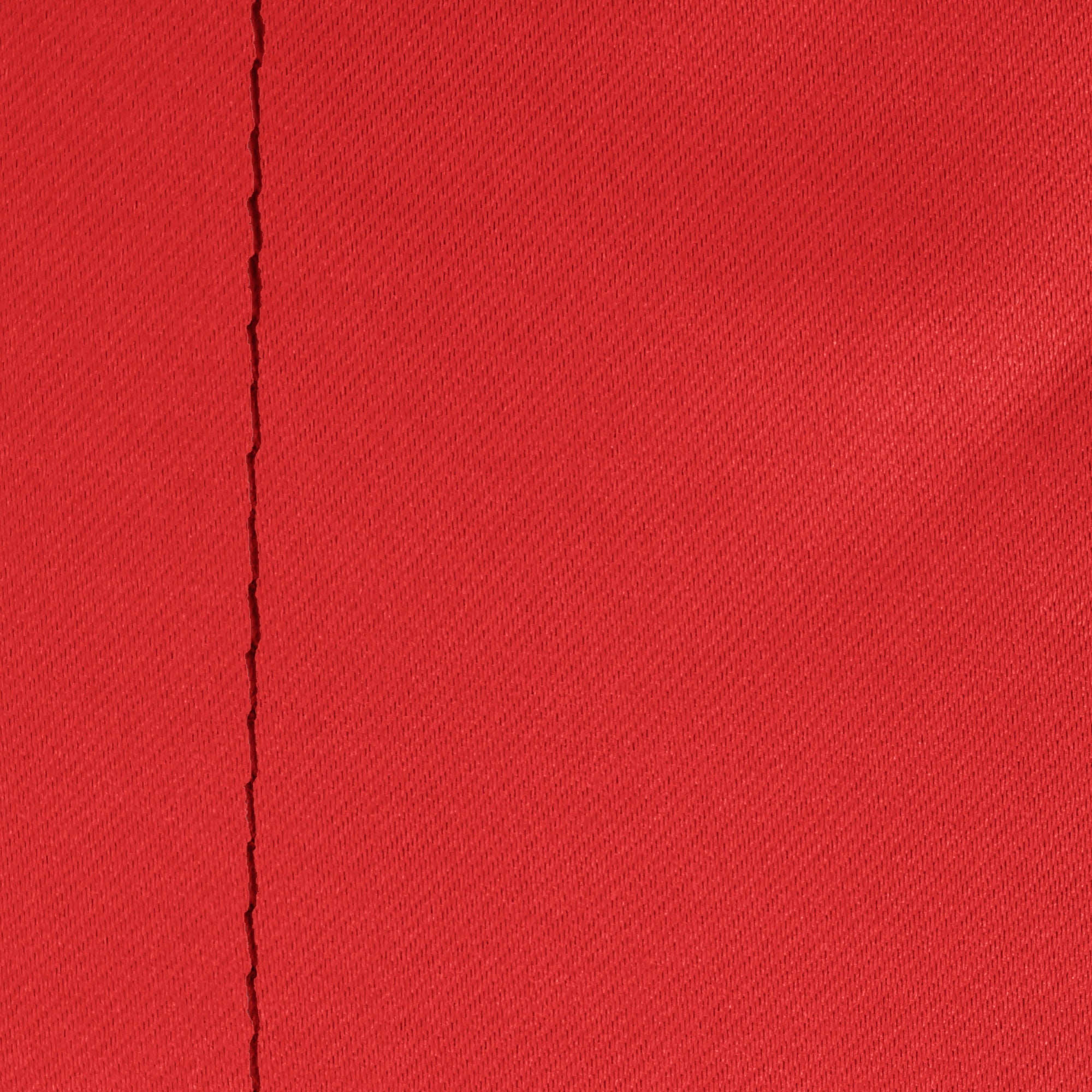 2 Pcs Red Blackout Faux Silk Room Darkening Window/Door/Long Door Curtains