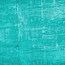 2 Pcs Cyan Grunge Blackout Emboss Faux Silk Room Darkening Window/Door/Long Door Curtains