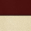 2 Pcs Maroon-Beige Blackout Gold Faux Silk Room Darkening Door Curtains, 7 Ft