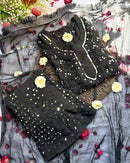 4pc Mirror Work Georgette Set - Chikankari official