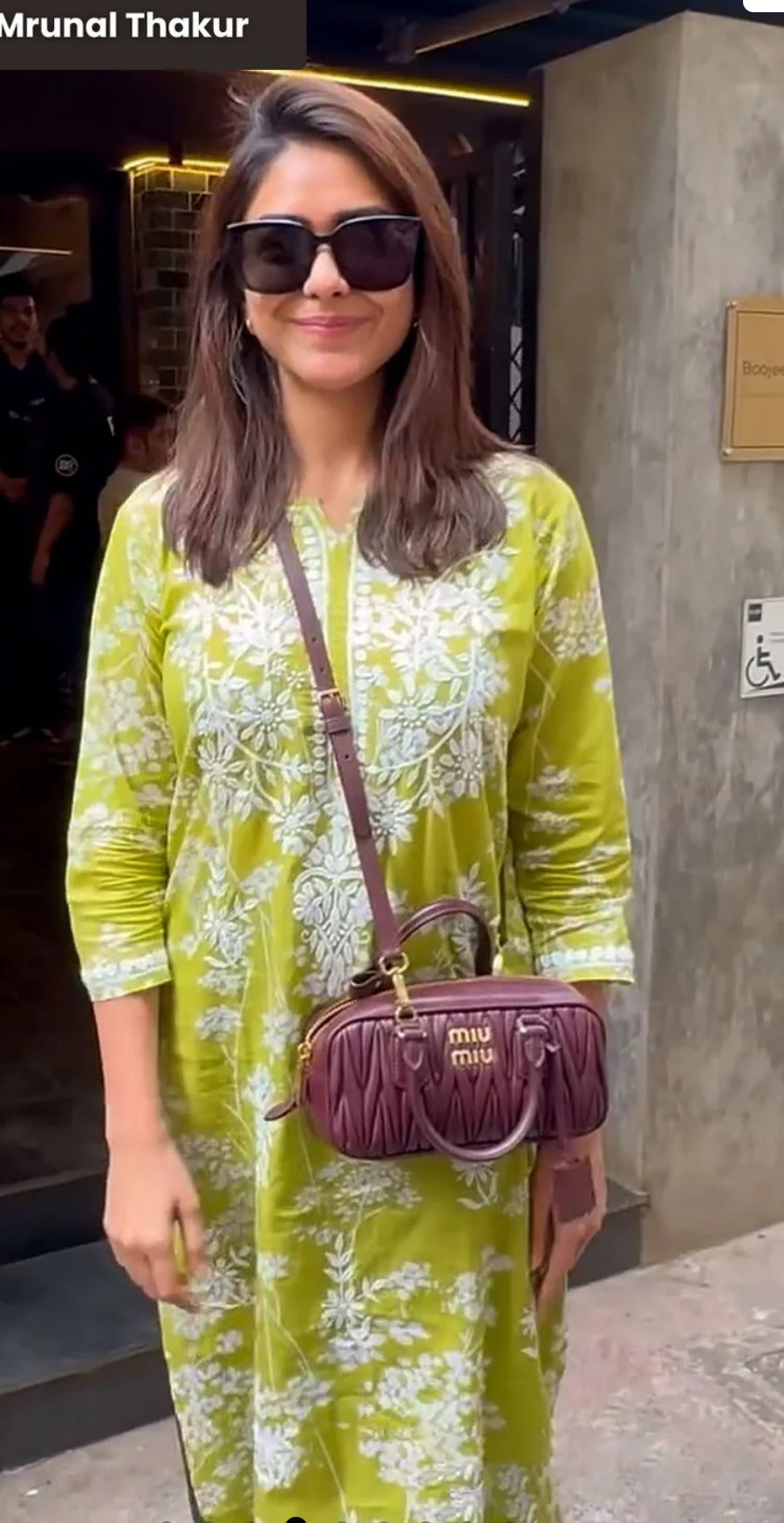 Zainab Chikankari Mulmul Printed Straight Kurta -Green